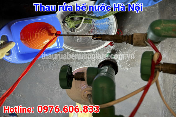 thau rửa bể nước tại hà nội