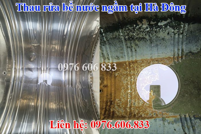 thau rửa bồn nước inox tại hà đông